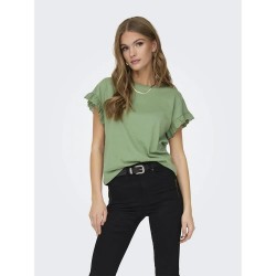 тениска,дамски,тениски,only,iris,short,sleeve,t,shirt,hedge,green,(green)