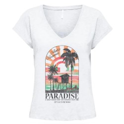тениска,дамски,тениски,only,mila,life,short,sleeve,v,neck,t,shirt,cloud,dancer,print,paradise,(white)