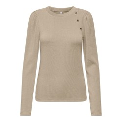 блуза,дамски,пуловери,дамски,плетени,дрехи,only,nanna,sweater,beige,(humus)