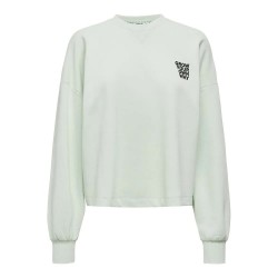 блуза,дамски,блузи,only,pixas,sweatshirt,subtle,green,print,floristic,(white)