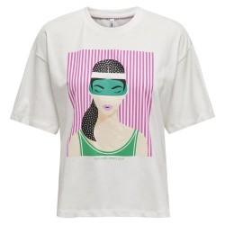 тениска,дамски,тениски,only,wendie,life,short,sleeve,t,shirt,white,(cloud,dancer,print,sport)
