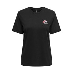 тениска,дамски,тениски,only,west,life,short,sleeve,t,shirt,black,(black,detail,emb,hat)