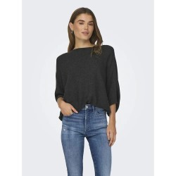 тениска,дамски,тениски,jdy,new,behave,3,4,sleeve,t,shirt,dark,grey,melange,(black)
