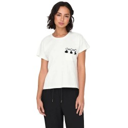 тениска,дамски,тениски,only,jill,life,short,sleeve,t,shirt,cloud,dancer,detail,summer,pocket,(white)