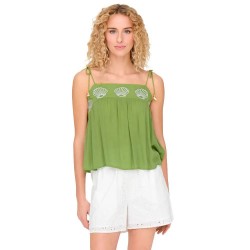 тениска,дамски,тениски,only,noell,life,sleeveless,t,shirt,green,(mosstone,detail:cloud,dancer,emb.)