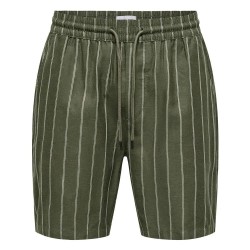 къси,панталони,мъжки,панталони,only,&,sons,tel,stripe,0139,shorts,green,(olive,night)