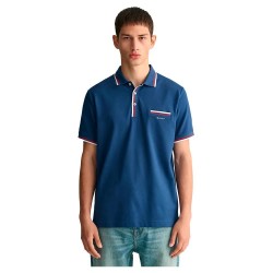 мъжки,блузи,с,яка,gant,2,col,tipping,pique,short,sleeve,polo,blue,(shadow,blue)