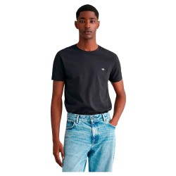 тениска,мъжки,тениски,gant,2013033,short,sleeve,t,shirt,black