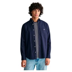 риза,с,дълъг,ръкав,мъжки,ризи,gant,3240100,long,sleeve,shirt,blue