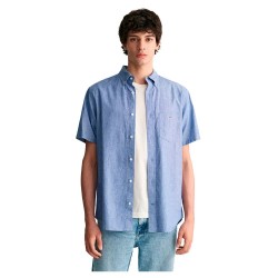 риза,с,къс,ръкав,мъжки,ризи,gant,3240101,short,sleeve,shirt,blue