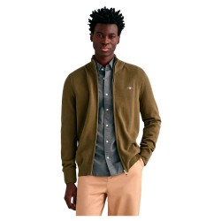 блуза,мъжки,пуловери,gant,casual,full,zip,sweater,green,(racing,green)