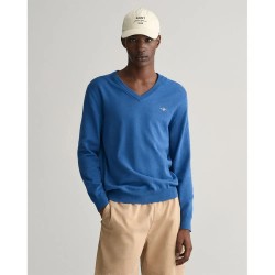 блуза,мъжки,пуловери,gant,classic,sweater,blue,(saxony,blue)