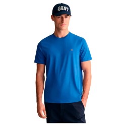 тениска,мъжки,тениски,gant,2003184,regular,fit,short,sleeve,t,shirt,blue,(saxony,blue)