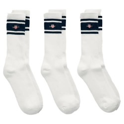 чорапи,мъжки,чорапи,gant,shield,sport,socks,3,pairs,white,(white)
