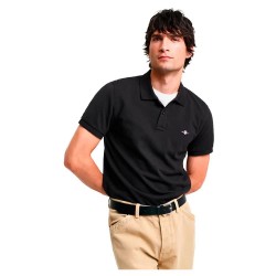 мъжки,блузи,с,яка,gant,slim,shield,short,sleeve,polo,black