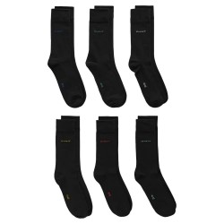 чорапи,мъжки,чорапи,gant,soft,socks,6,pairs,black