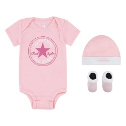 Converse kids Classic short sleeve set - Pink (Arctic Punch) детски,екипи,converse,kids,classic,short,sleeve,set,pink,(arctic,punch)