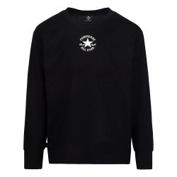 Детска тениска Converse kids Sustainable Core long sleeve T-shirt - Black (Black) детска,тениска,мъжки,тениски,дамски,тениски,converse,kids,sustainable,core,long,sleeve,t,shirt,black,(black)