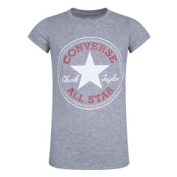 Детска тениска Converse kids Timels Chuck Patch short sleeve T-shirt - Grey (Dk Grey Heather) детска,тениска,мъжки,тениски,дамски,тениски,converse,kids,timels,chuck,patch,short,sleeve,t,shirt,grey,(dk,grey,heather)