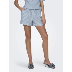 къси,панталони,дамски,панталони,only,caro,b,pull,up,shorts,blissful,blue,stripes,cloud,dancer,(grey)