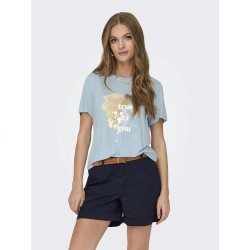 тениска,дамски,тениски,only,free,life,short,sleeve,t,shirt,cashmere,blue,print,stay,true,(blue)