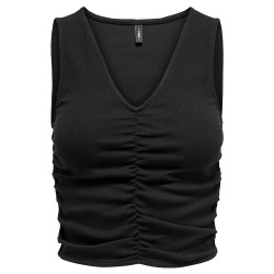 тениска,дамски,тениски,only,nilan,life,sleeveless,v,neck,t,shirt,black,(black)