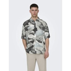 риза,с,къс,ръкав,мъжки,ризи,only,&,sons,bud,life,short,sleeve,shirt,multicolor,(surf,spray)