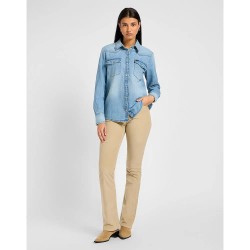 дънки,дамски,панталони,lee,breese,boot,jeans,beige,(pioneer,beige)