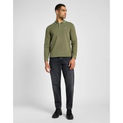 мъжки,блузи,с,яка,lee,pique,long,sleeve,polo,mercantile,green