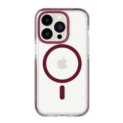 Tech21 IPhone 14 Pro Max Evo Crystal MagSafe phone phone case - Red (Burgundy) други,аксесоари,tech21,iphone,14,pro,max,evo,crystal,magsafe,phone,phone,case,red,(burgundy)