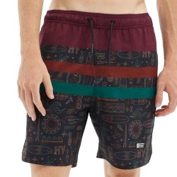 бански,гащета,мъжки,бански,костюми,hydroponic,17´,tribal,swimming,shorts,red,(charcoal,tribal)