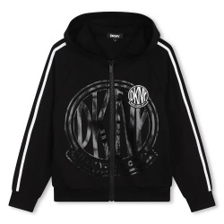 Блуза DKNY D60180 sweatshirt - Black (Black) блуза,детски,блузи,dkny,d60180,sweatshirt,black,(black)