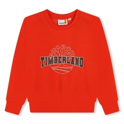Блуза Timberland T60315 sweatshirt - Red (Tangello) блуза,детски,блузи,timberland,t60315,sweatshirt,red,(tangello)