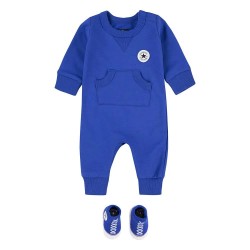 Детски гащеризон Converse kids Lil Chuck long sleeve jumpsuit - Blue (Blue 1) детски,гащеризон,детски,облекла,за,момчета,converse,kids,lil,chuck,long,sleeve,jumpsuit,blue,(blue,1)