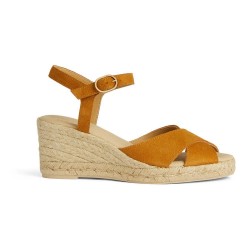 сандали,на,платформа,дамски,сандали,и,чехли,geox,gelsa,esparto,wedge,sandals,dark,yellow,(yellow)
