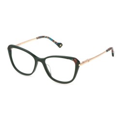 очила,yalea,vya132,woman,glasses,green,(shiny,full,green)
