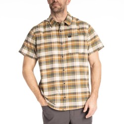 риза,с,къс,ръкав,мъжки,ризи,klim,pantoll,stretch,short,sleeve,shirt,moonstruck,bronze,green,(brown)