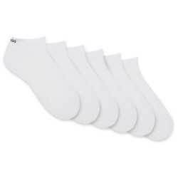 Чорапи HUGO Uni 10260253 socks 6 pairs - White (White) чорапи,мъжки,чорапи,hugo,uni,10260253,socks,6,pairs,white,(white)