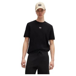 тениска,мъжки,тениски,hugo,diragolino,gel,10266060,short,sleeve,t,shirt,black