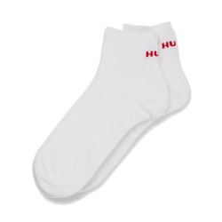 чорапи,мъжки,чорапи,hugo,sh,logo,10260254,socks,2,pairs,white