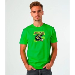 тениска,мъжки,тениски,kruskis,motocross,helmet,short,sleeve,t,shirt,green,(green)