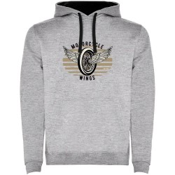 суичър,мъжки,пуловери,kruskis,motorcycle,wings,bicolor,hoodie,heather,grey,black,(grey)
