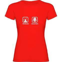 тениска,дамски,тениски,kruskis,problem,solution,padel,short,sleeve,t,shirt,red