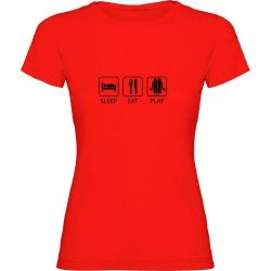 тениска,дамски,тениски,kruskis,sleep,eat,and,play,padel,short,sleeve,t,shirt,red