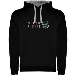 суичър,мъжки,пуловери,kruskis,speed,junkie,bicolor,hoodie,black,grey,(black)