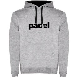 Суичър Kruskis Word Padel Bicolor hoodie - Grey (Heather Grey / Black) суичър,мъжки,пуловери,kruskis,word,padel,bicolor,hoodie,grey,(heather,grey,black)