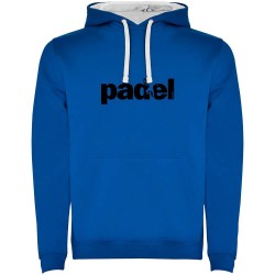 Суичър Kruskis Word Padel Bicolor hoodie - Blue (Royal Blue / White) суичър,мъжки,пуловери,kruskis,word,padel,bicolor,hoodie,blue,(royal,blue,white)