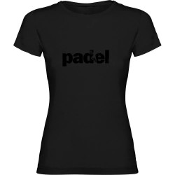 тениска,дамски,тениски,kruskis,word,padel,short,sleeve,t,shirt,black