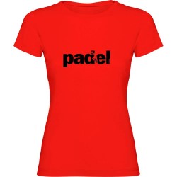 тениска,дамски,тениски,kruskis,word,padel,short,sleeve,t,shirt,red