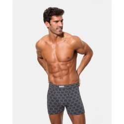 боксерки,мъжко,бельо,abanderado,moda,closed,boxers,2,units,grey,(multicolour)